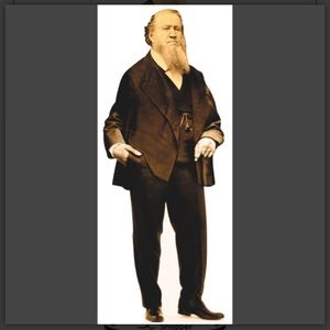 BRIGHAM YOUNG MORMON CHURCH OF JESUS  LIFE SIZE CARDBOARD CUTOUT FREE SHIPPING!